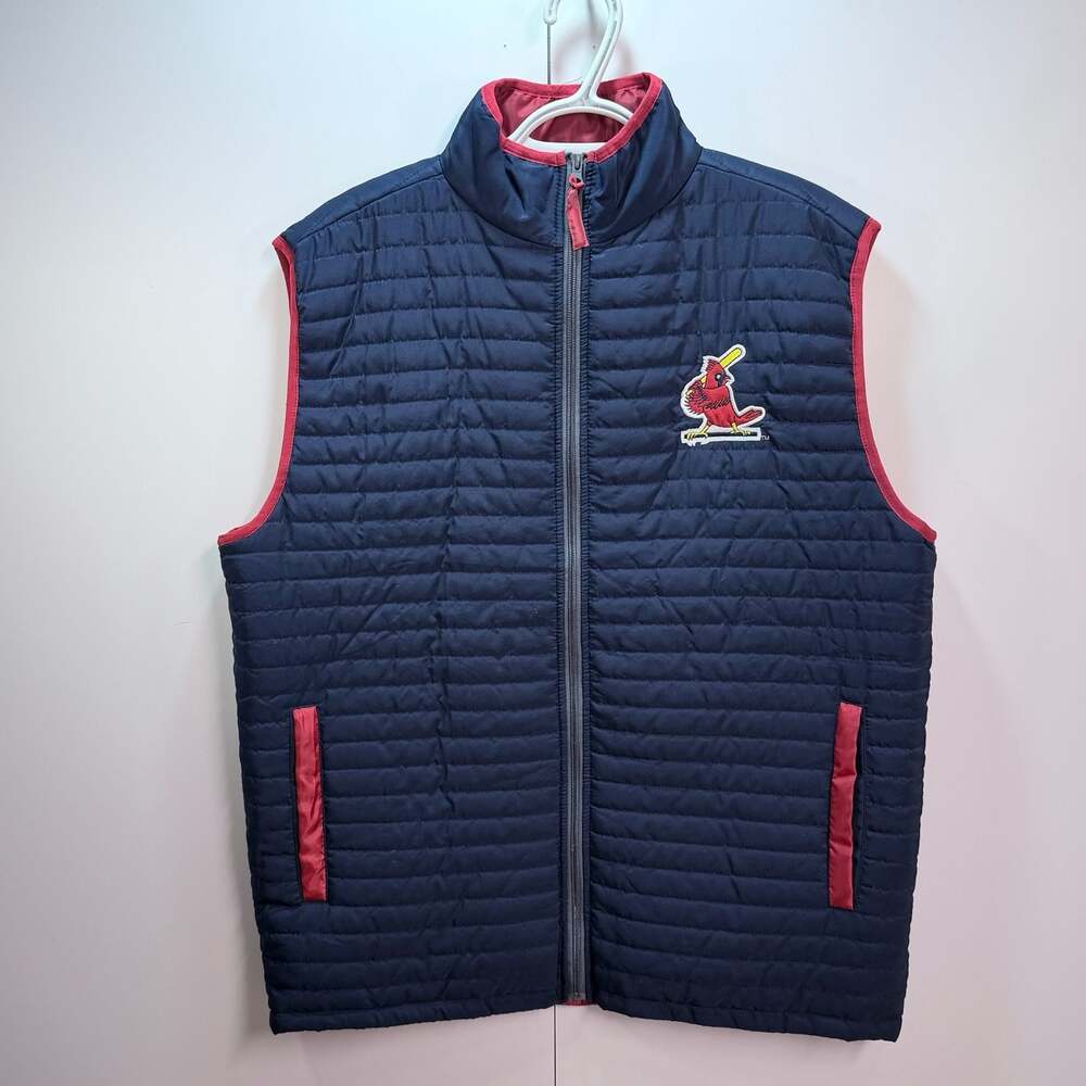 St. Louis Cardinals MLB Quilted Vest Bayer Sponsor Men's XL